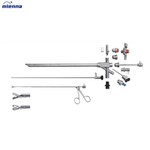 Dụng cụ ENT Người lớn Nội soi phế quản Bộ ống soi phế quản cứng quang học